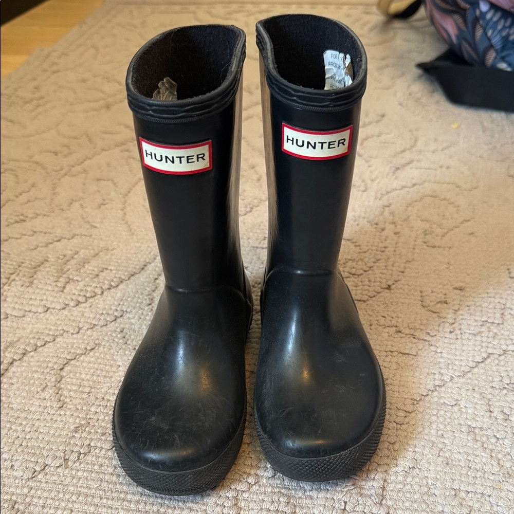 Hunter • Classic Black Toddler Boots